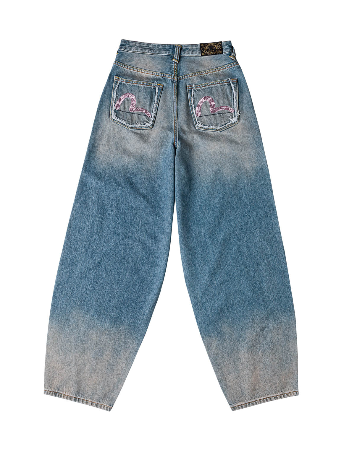 ブロケードパッチワーク バルーンジーンズ